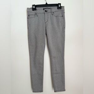 Joe's Jeans Black & White Diamond Print Pants Size 4 WAIST:27
